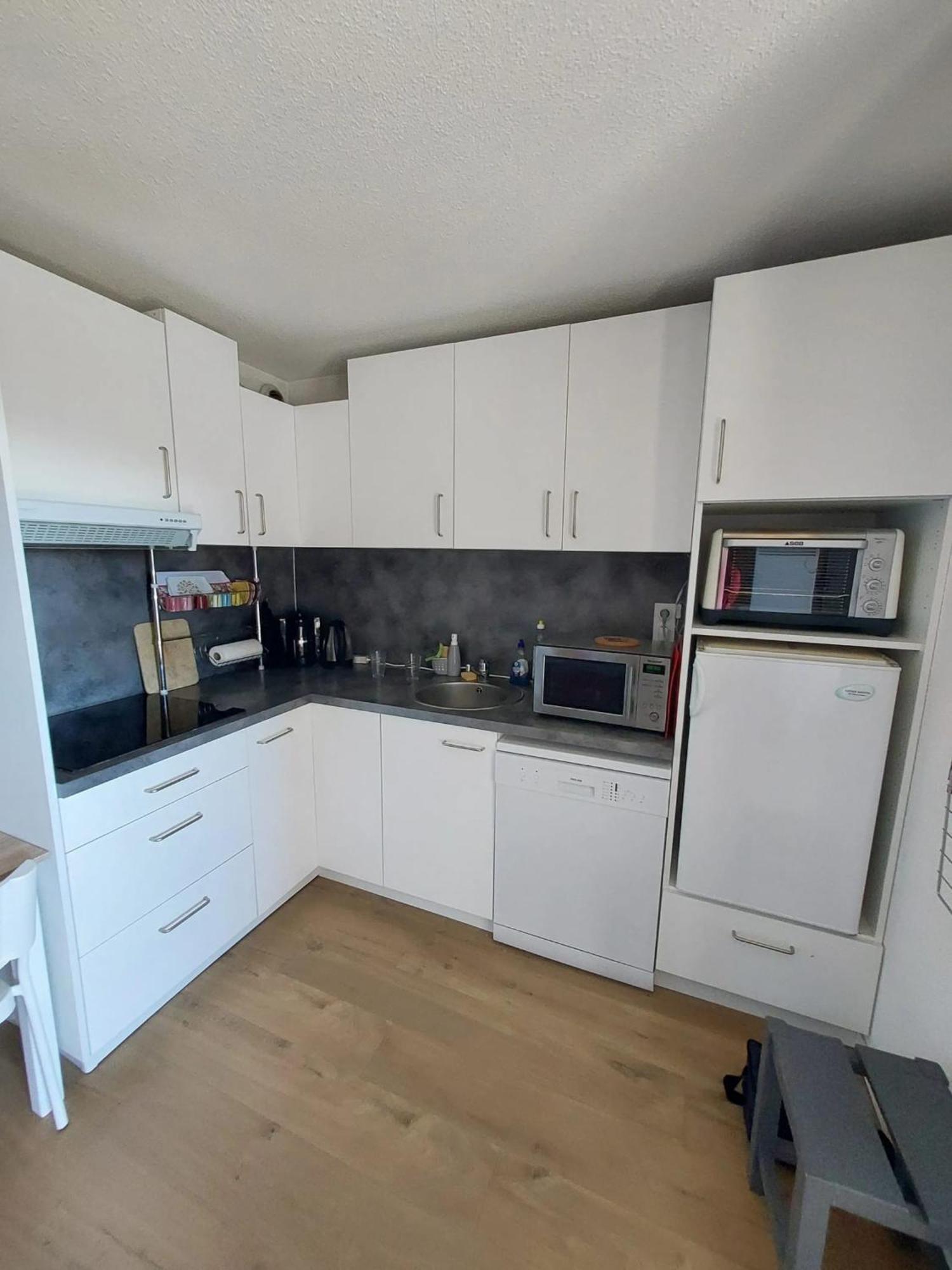 Appartement Confortable A L'Alpe D'Huez De 27 M² Avec Vue Montagne Bagian luar foto