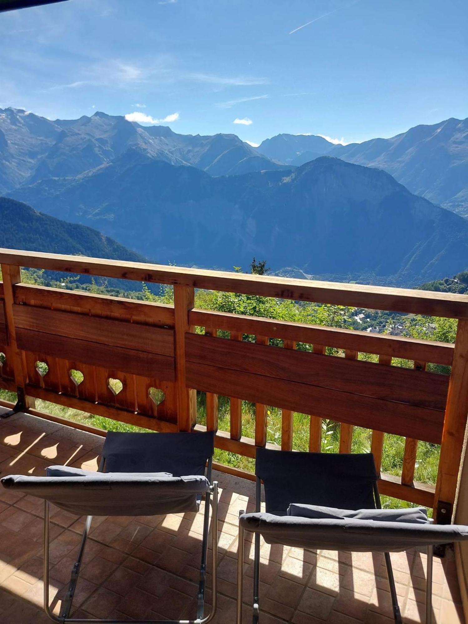 Appartement Confortable A L'Alpe D'Huez De 27 M² Avec Vue Montagne Bagian luar foto
