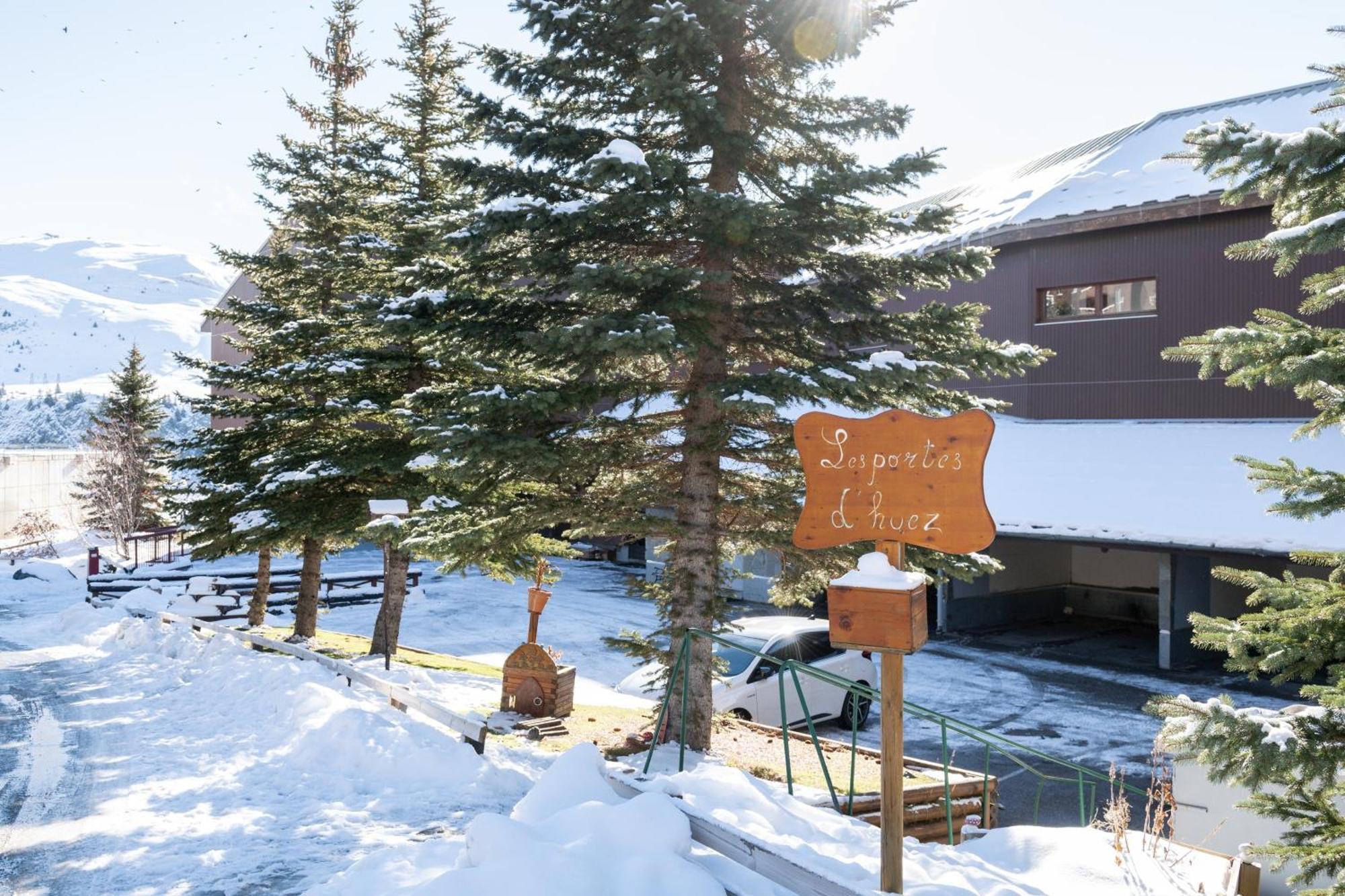 Appartement Confortable A L'Alpe D'Huez De 27 M² Avec Vue Montagne Bagian luar foto