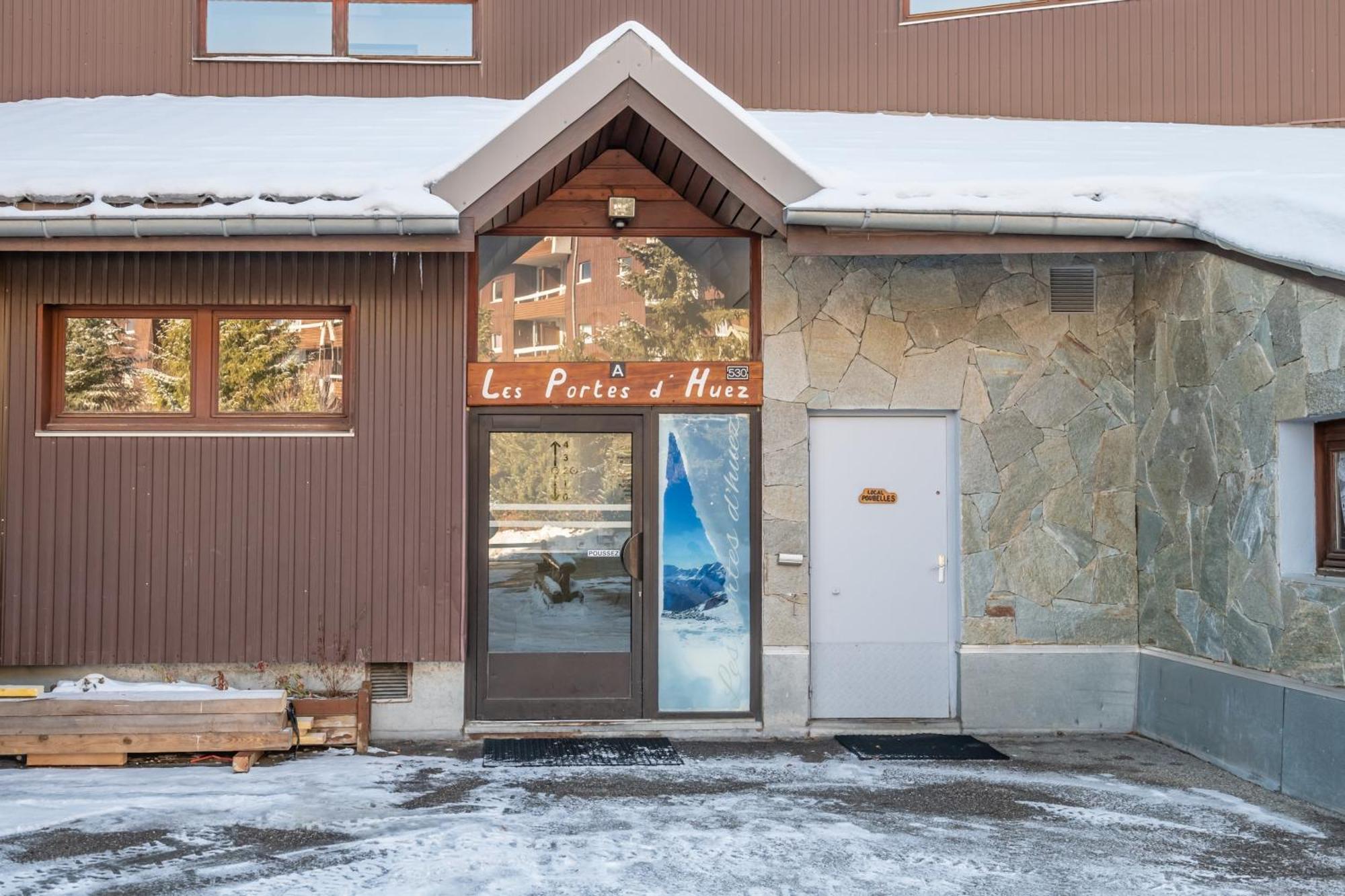 Appartement Confortable A L'Alpe D'Huez De 27 M² Avec Vue Montagne Bagian luar foto