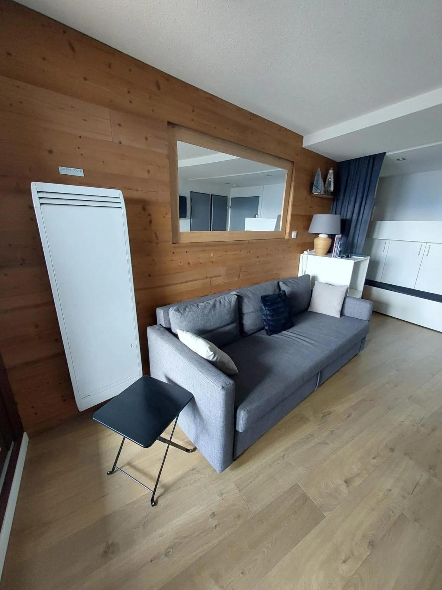 Appartement Confortable A L'Alpe D'Huez De 27 M² Avec Vue Montagne Bagian luar foto